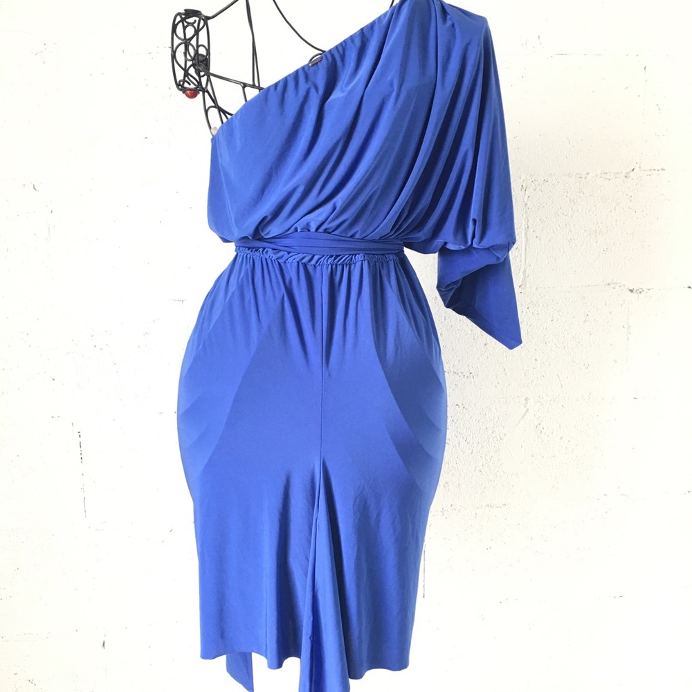Elegant One Shoulder Grecian Style Dress